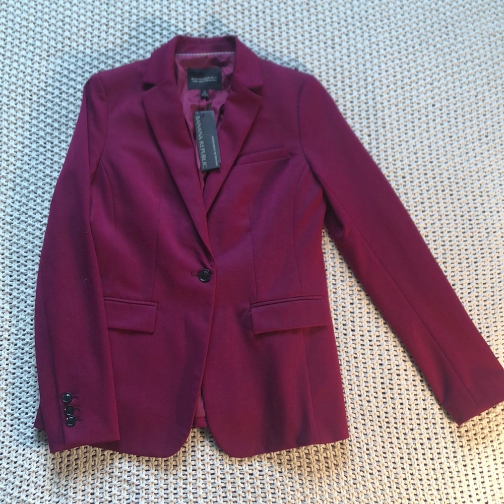 Banana Republic| Magenta blazer Size 0 ‘Extra-small’